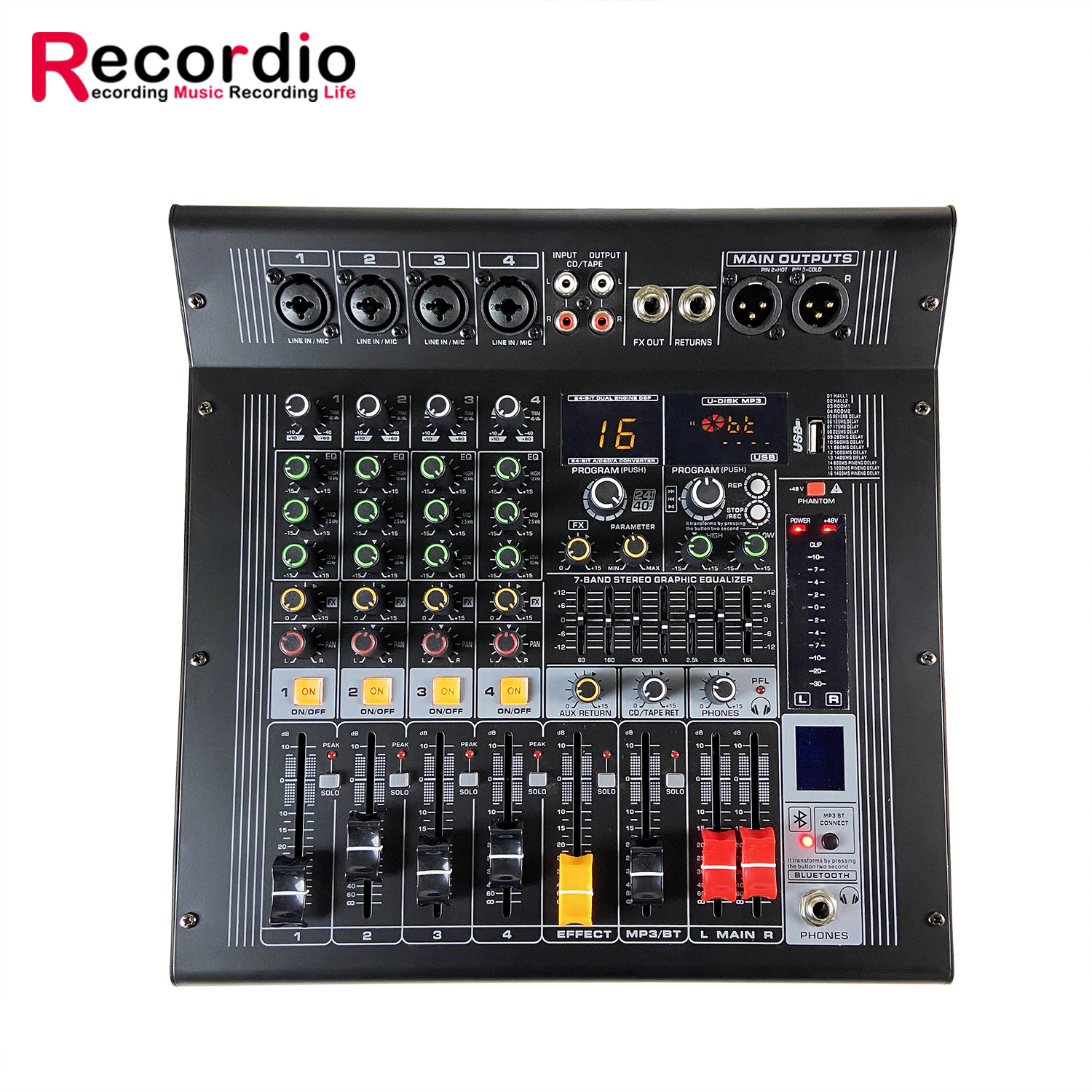 Audio Music Dj - GAX-EX4 Professional Digital Mixing Console Dj