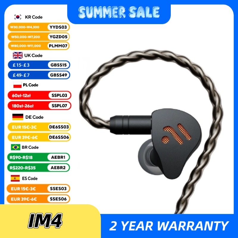 Audio Music Dj - Fosi Audio IM4 Hifi Wired Earphones