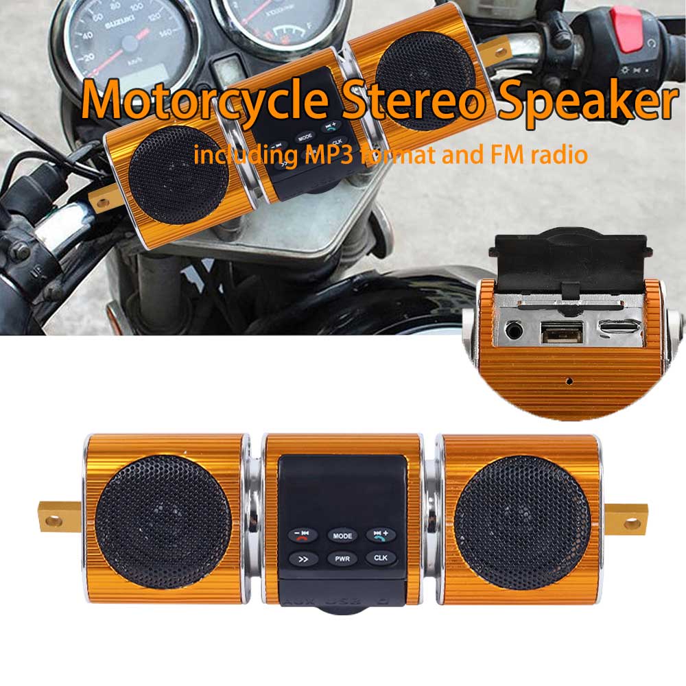 Audio Music Free Mp3 - Motorcycle Audio FM Radio, USB TF