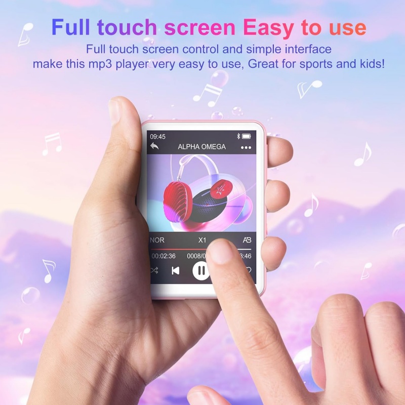 128GB Bluetooth 5.4 MP3 Player - Music Audiobook ulasan dan harga