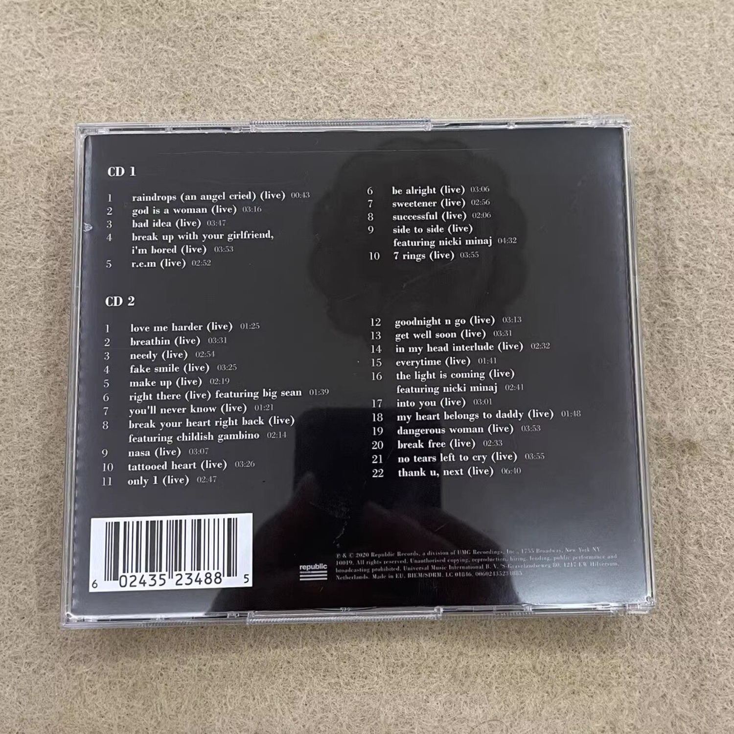 Rare Sealed Ariana Grande K By - Audio Music Live ulasan dan harga