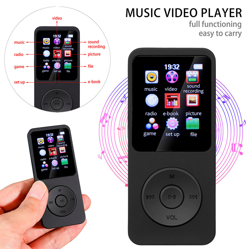 1.8''Screen MP3 Player Bluetoo - Music Audiobook ulasan dan harga
