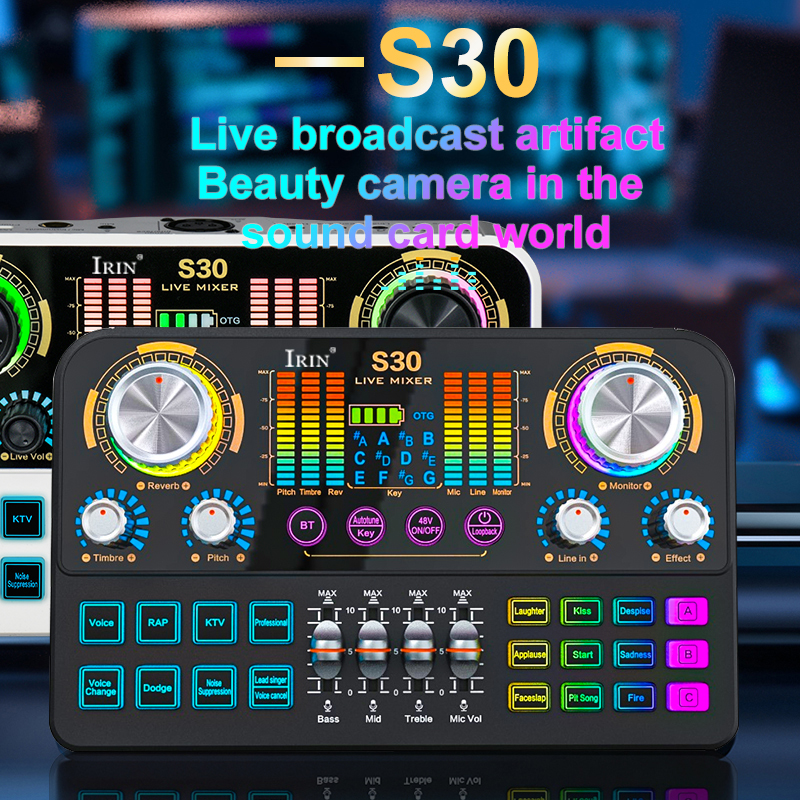 IRIN S30 Live Sound Card Audio - Audio Music Dj ulasan dan harga