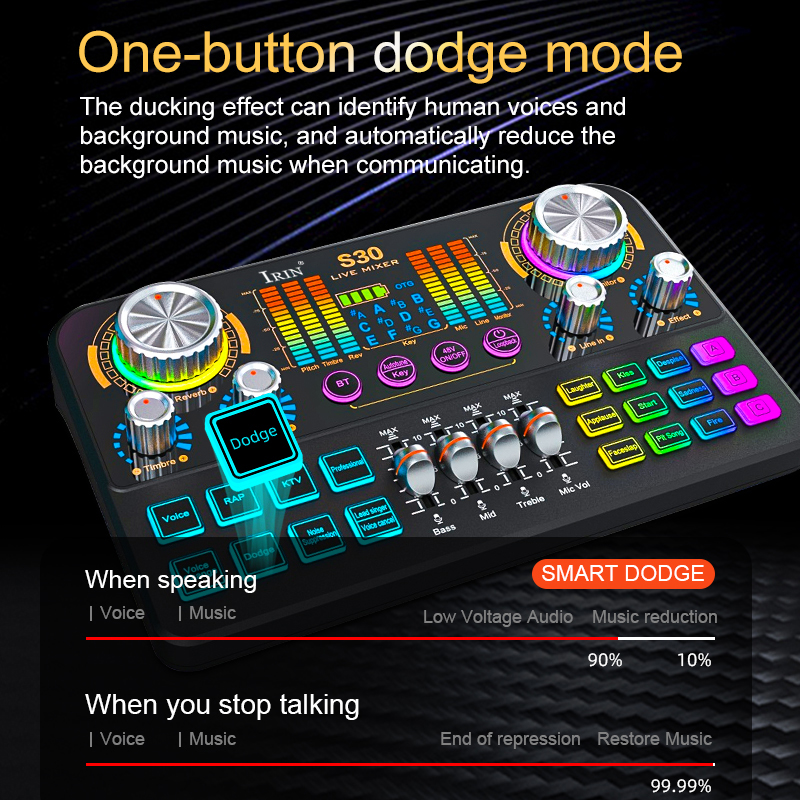 IRIN S30 Live Sound Card Audio - Audio Music Dj ulasan dan harga