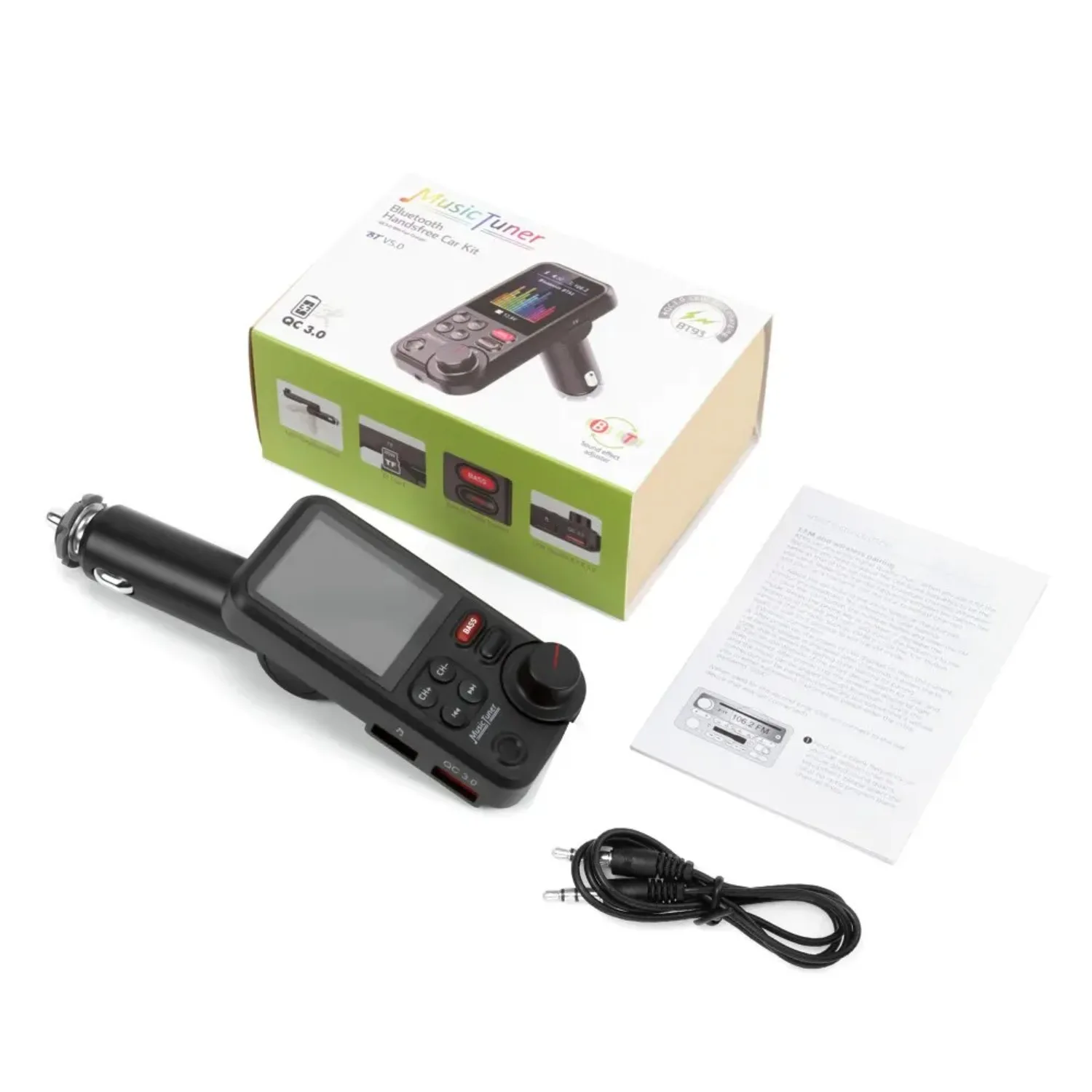 1.8 Inch Car Audio FM Transmit - Audio Music Player ulasan dan harga
