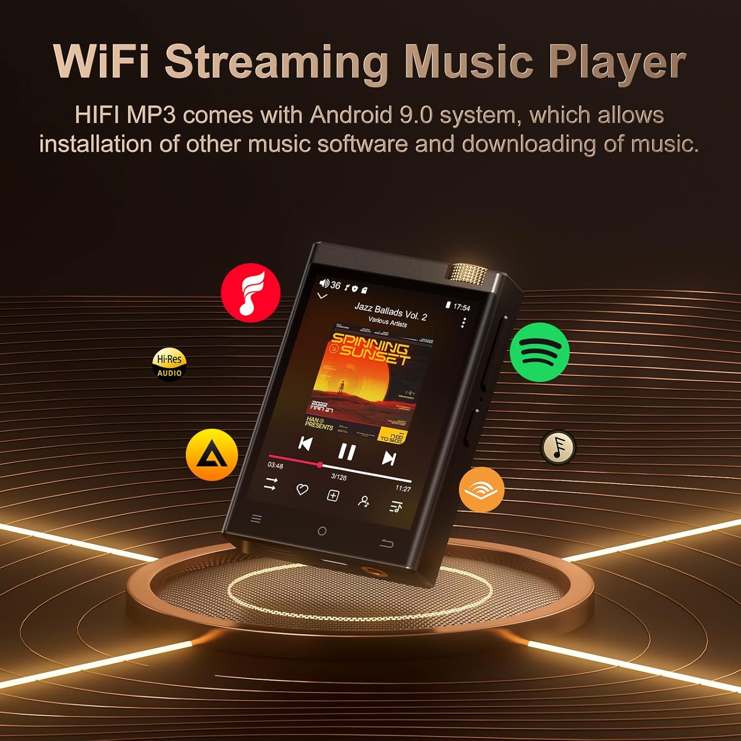 HiFi MP3 Player with Bluetooth - Music Audiobook ulasan dan harga