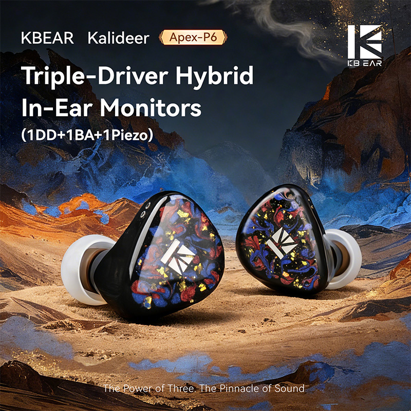  KBEAR Kalideer Apex-P6 HiFi  - Audio Music Dj ulasan dan harga