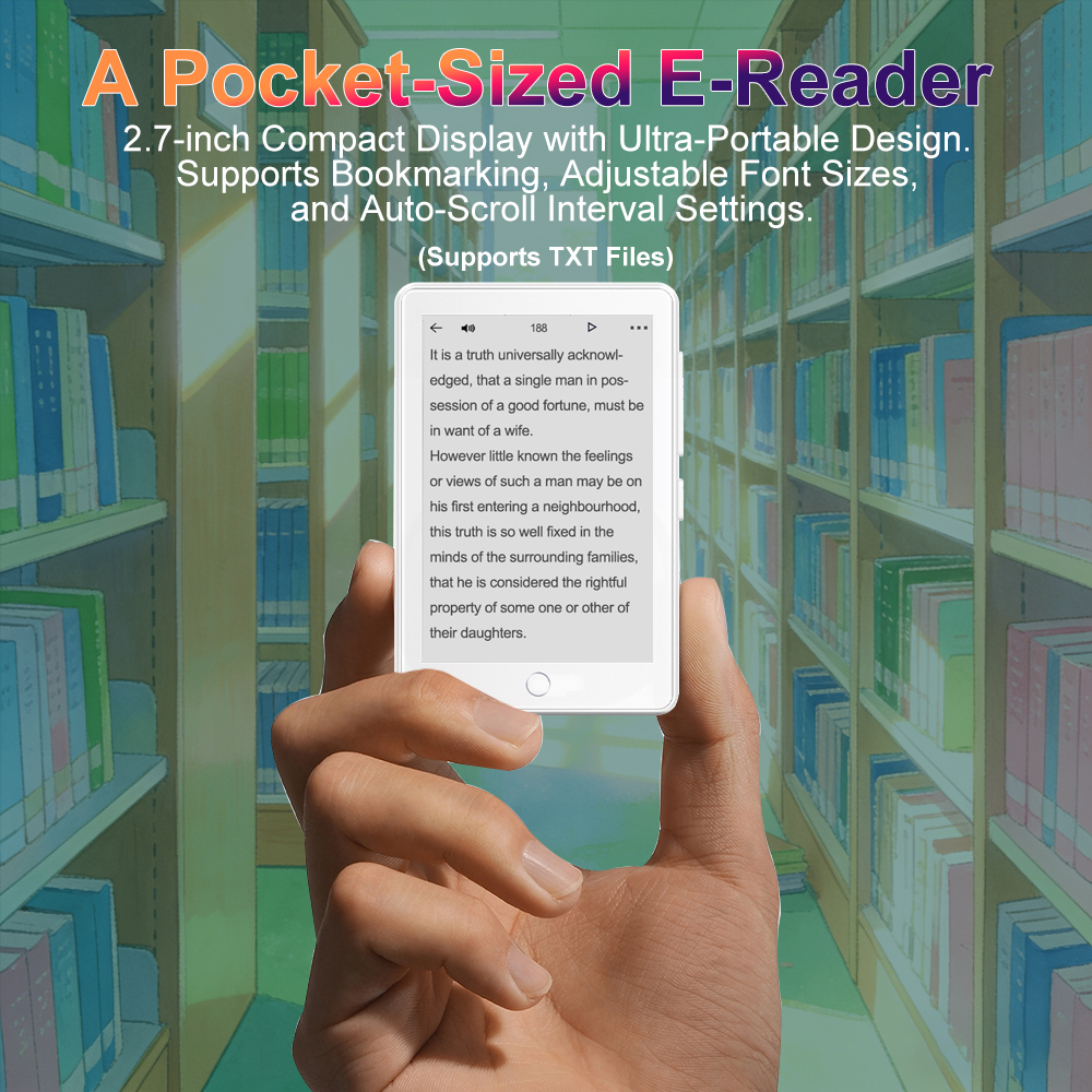 64GB 2.7‘’-3.5‘’inch E-ink Scr - Music Audiobook ulasan dan harga