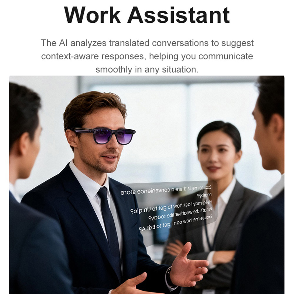 Smart Glasses AI Assistant Rea - Audio Music Player ulasan dan harga