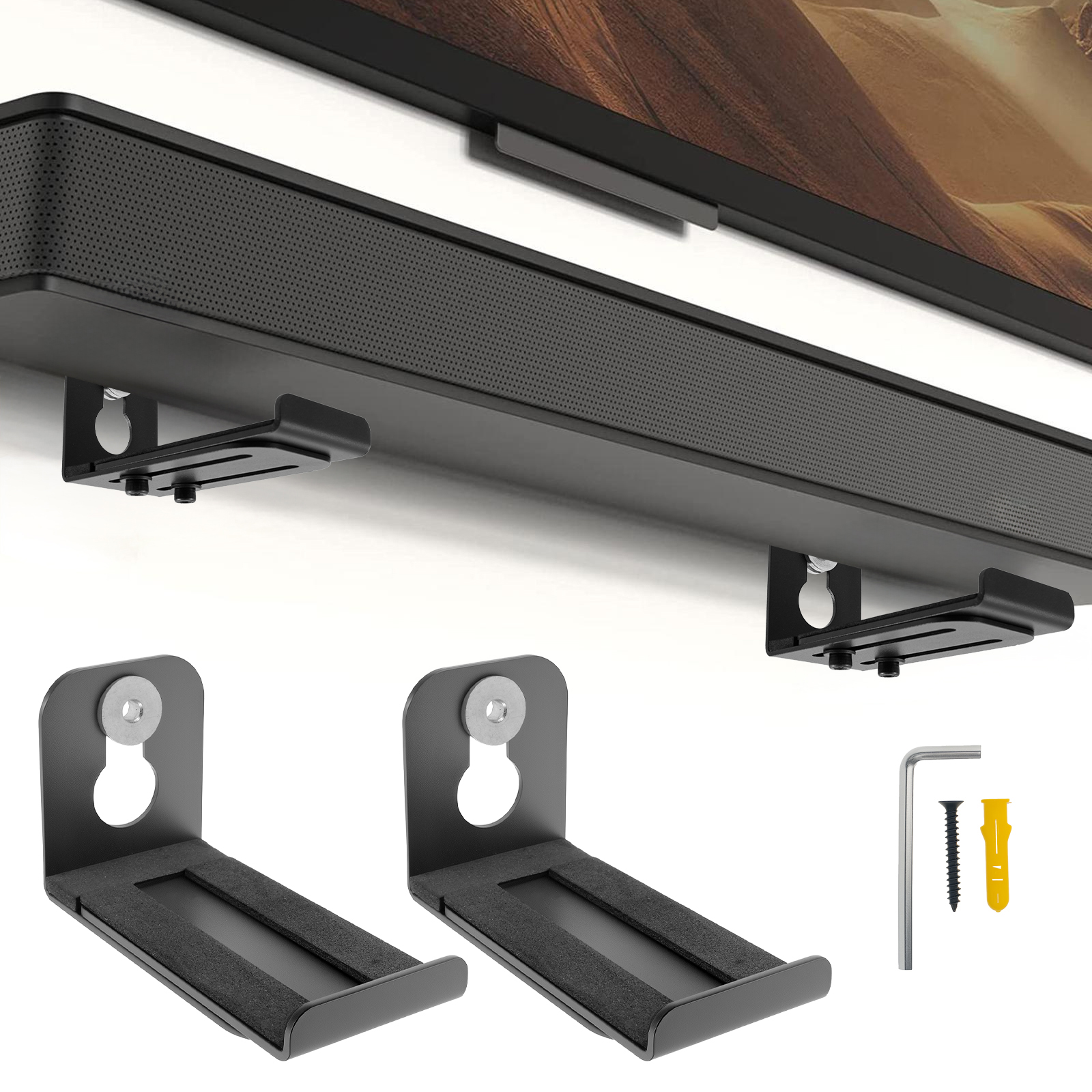 2Pcs Soundbar Speaker Stands W - Audio Music Live ulasan dan harga