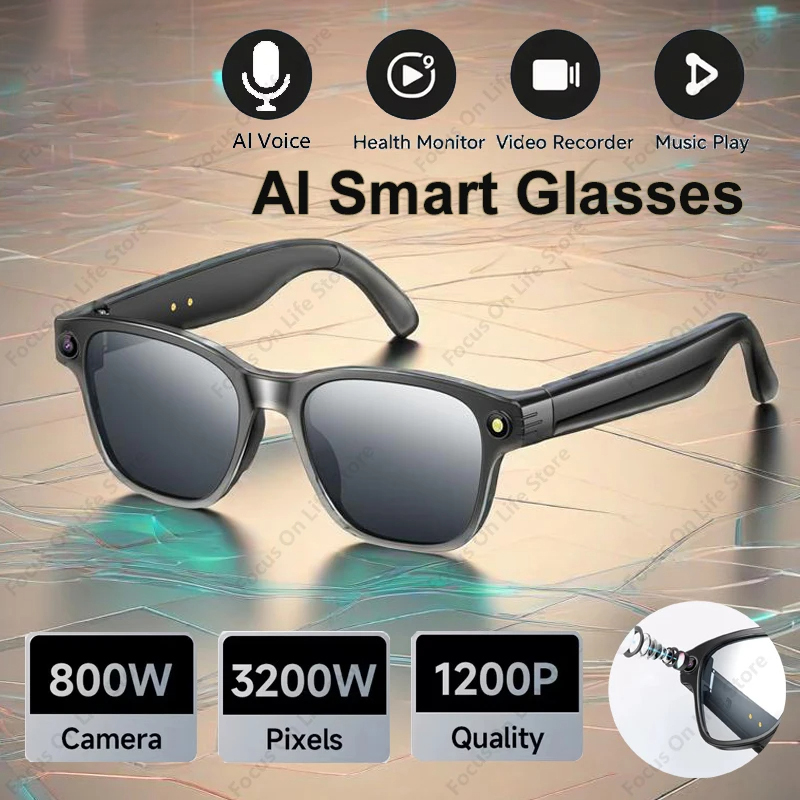 AI Smart Glasses 8 Million Cam - Audio Music Player ulasan dan harga