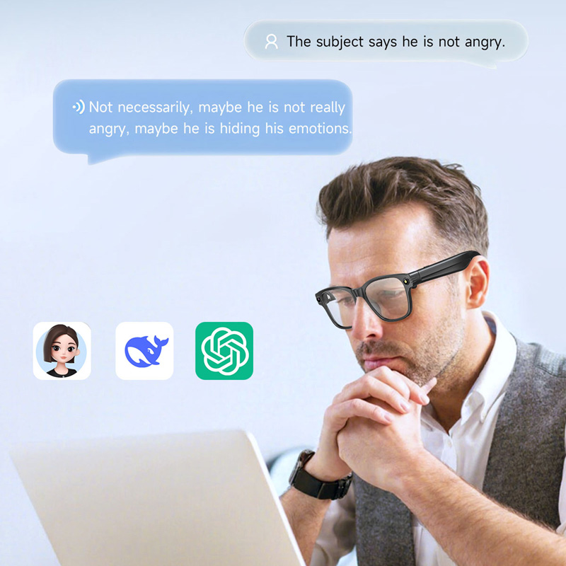 AI Smart Glasses 8 Million Cam - Audio Music Player ulasan dan harga