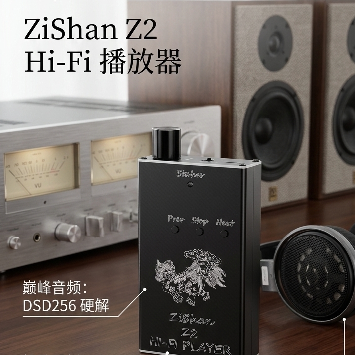 Zishan Z2 hifi DSD hard soluti - Audio Music Player ulasan dan harga