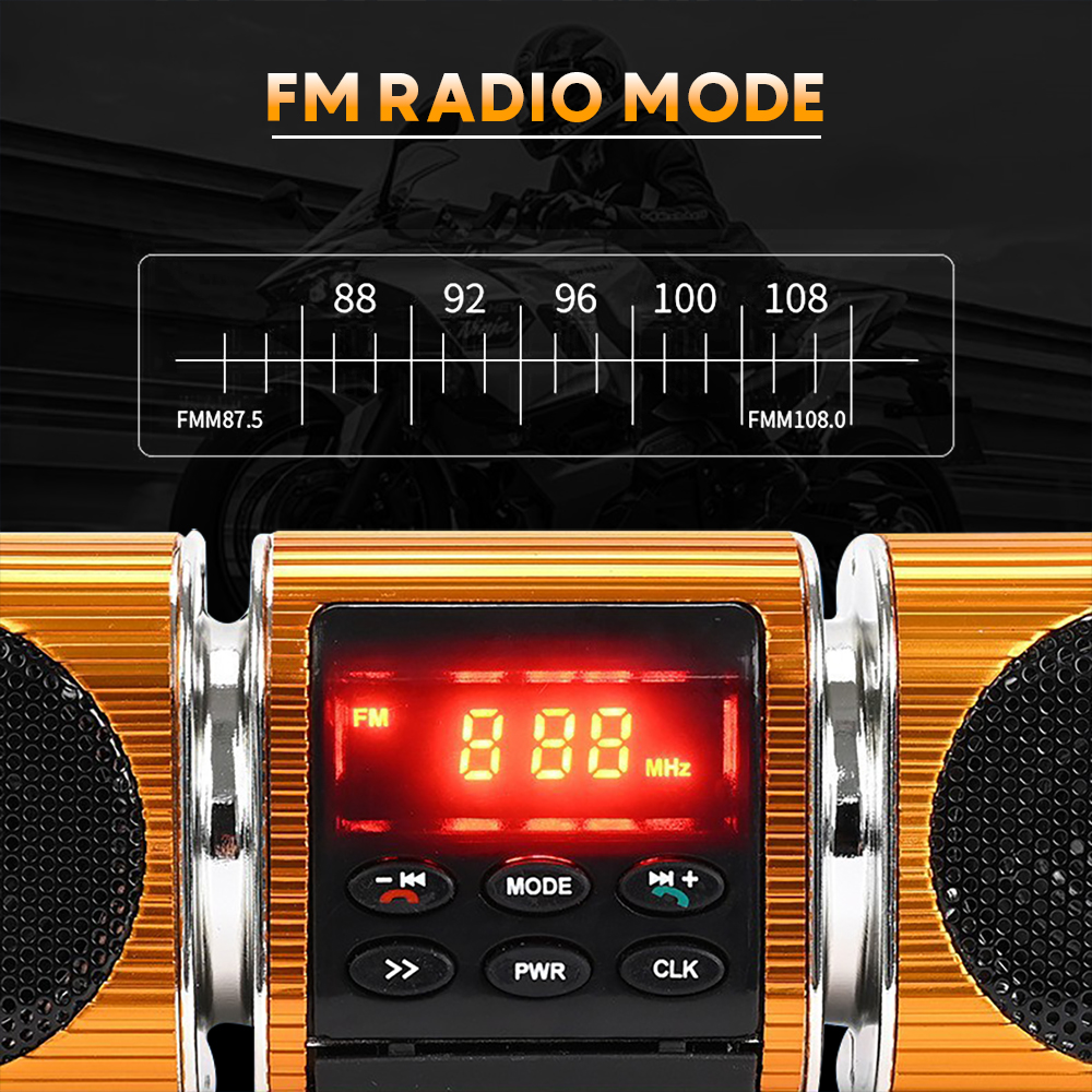 Motorcycle Audio FM Radio, USB - Audio Music Free Mp3 ulasan dan harga