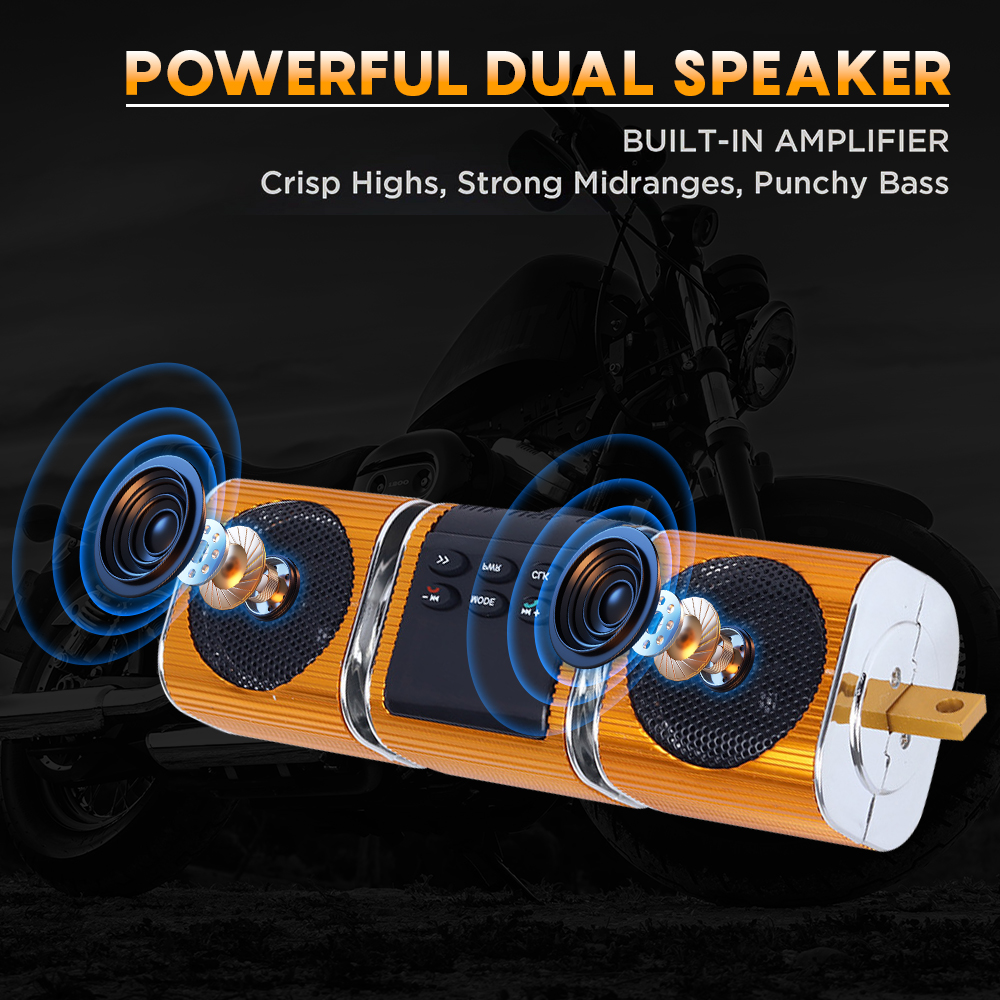 Motorcycle Audio FM Radio, USB - Audio Music Free Mp3 ulasan dan harga