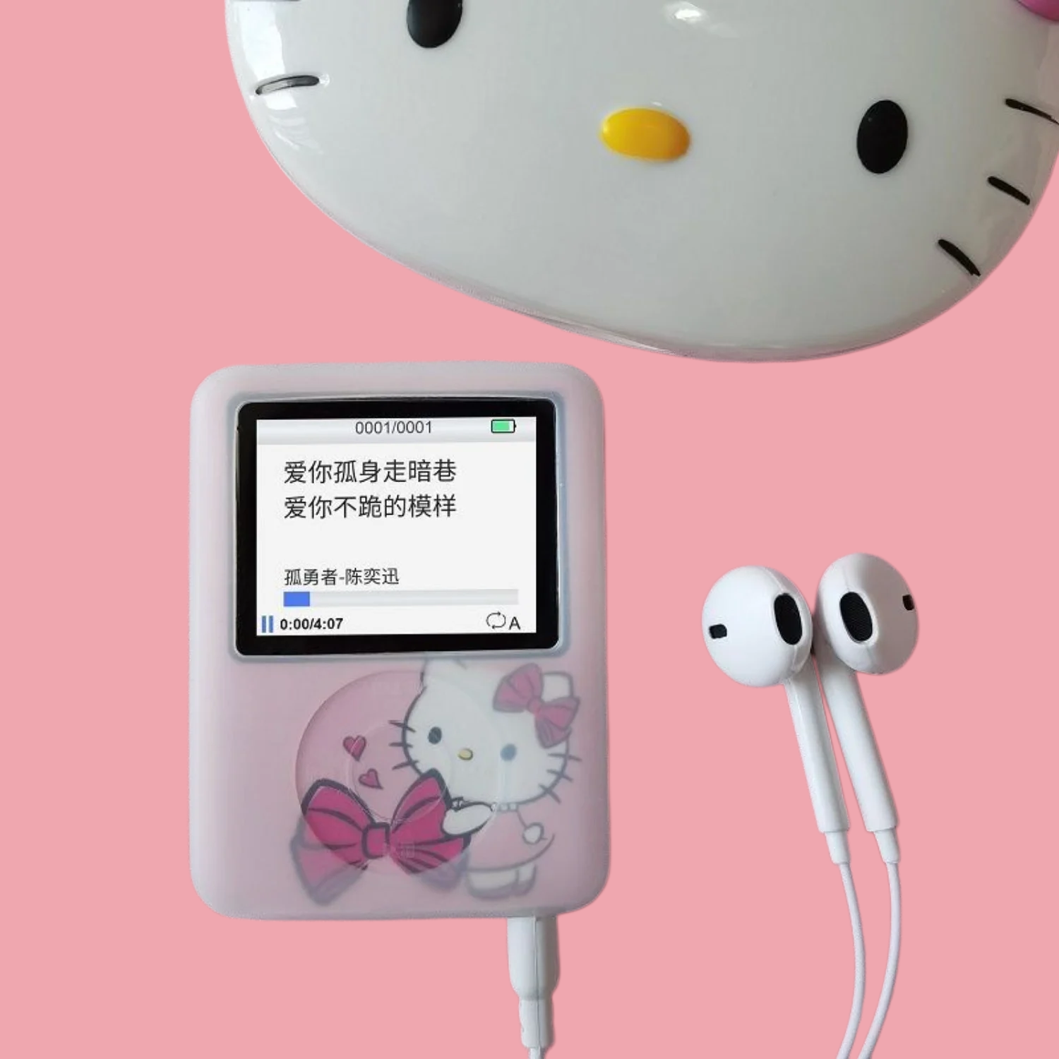 Kawaii New Sanrio HelloKitty P - Audio Music Player ulasan dan harga